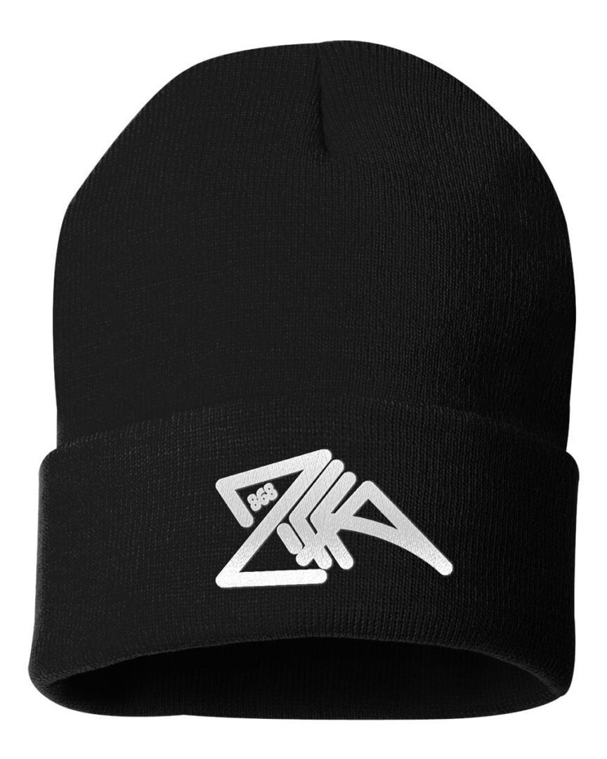 Solid Knit Beanie black cap