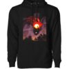 Sunshine black unisex hoodie