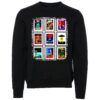 Nine books sign Male Sweater black