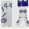 Crew Socks collage white and blue