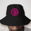 New Era Bucket Hat Black and pink
