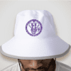 New Era Bucket Hat White and violet