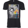 Girl with stethoscope Ladies T Shirt black