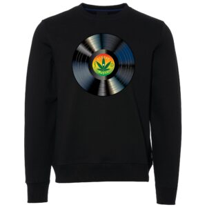 Reggae Music sign Male Sweater black