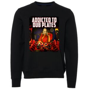Addicted to Dub Plates Male Sweater black