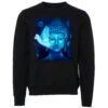 Lord Buddha with pigeon sign Male Sweater black