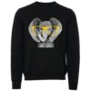Elephant with yellow specs Male Sweater black