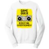 Game Over caption Male Sweater white