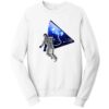 Astronaut in galaxy sign Male Sweater white