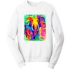 Rainbow elephant sign Male Sweater white