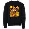 Golden elephant sign Black Male Sweater
