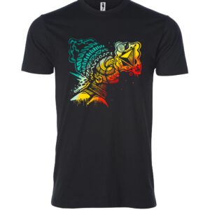 Lord Krishna sign Male T Shirt black